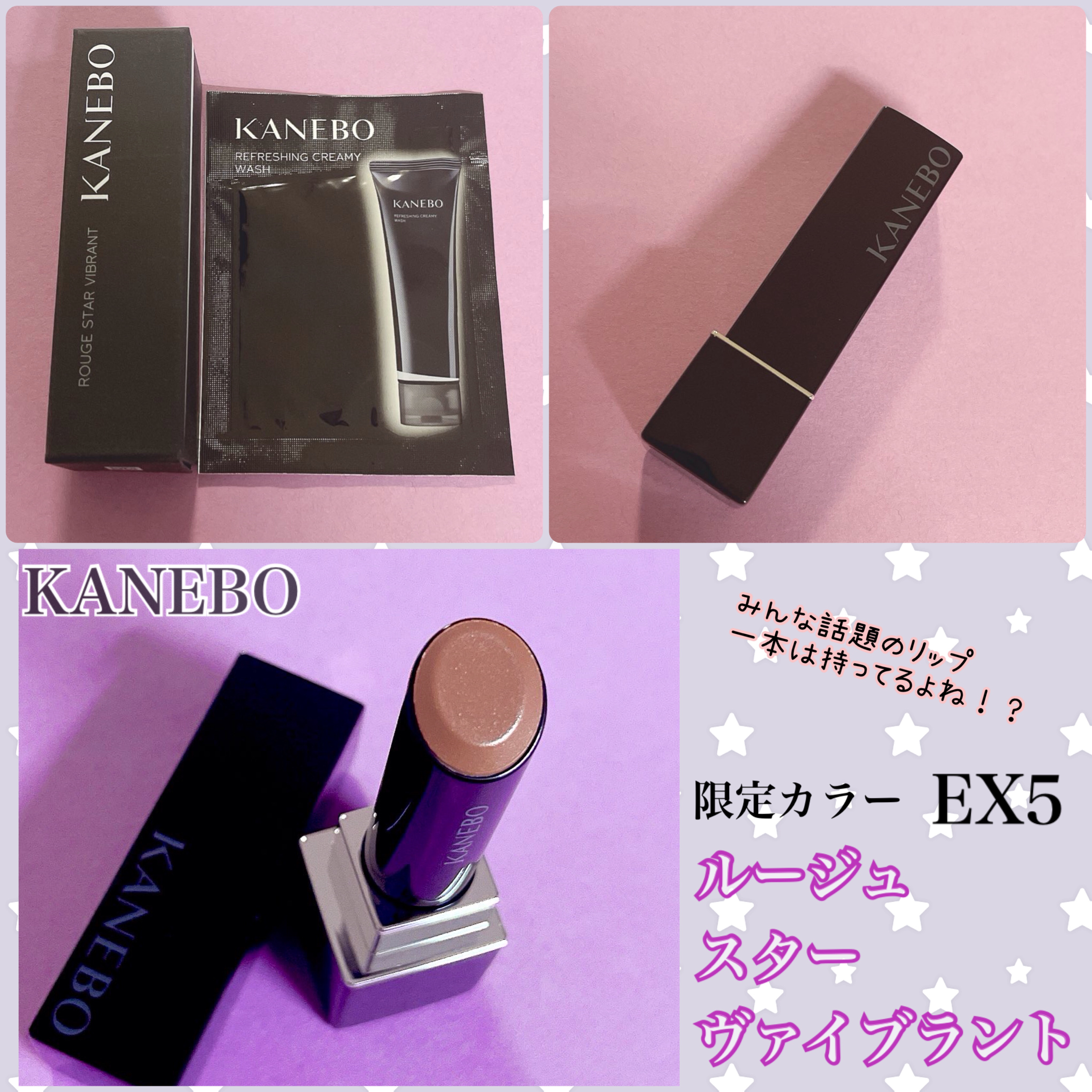 ルージュスターヴァイブラント/KANEBO/口紅を使ったクチコミ（1枚目）