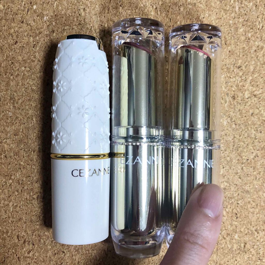 ラスティンググロスリップ/CEZANNE/口紅を使ったクチコミ（1枚目）