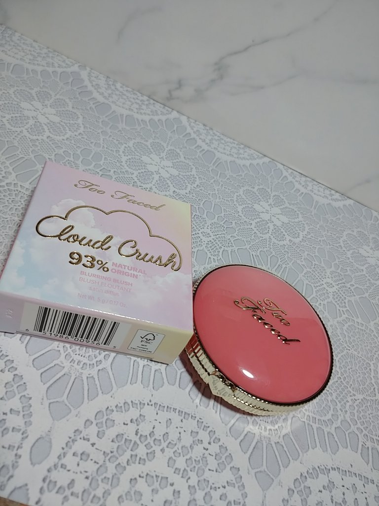 クラウド クラッシュ ブラッシュ/Too Faced/パウダーチークを使ったクチコミ（1枚目）