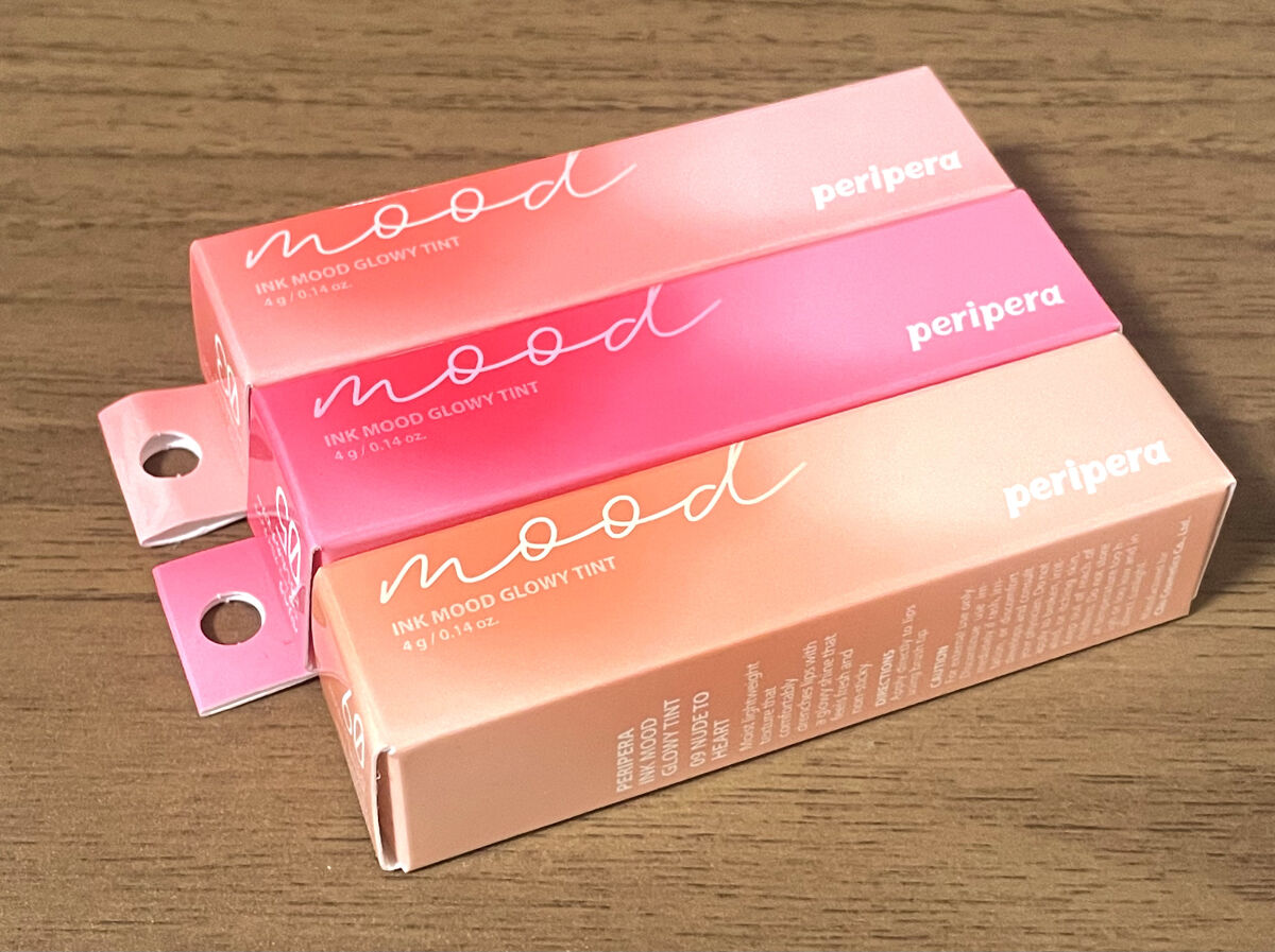 ペリペラ インク ムード グロイ ティント 09 NUDE TO HEART/PERIPERA/リップティントを使ったクチコミ（2枚目）