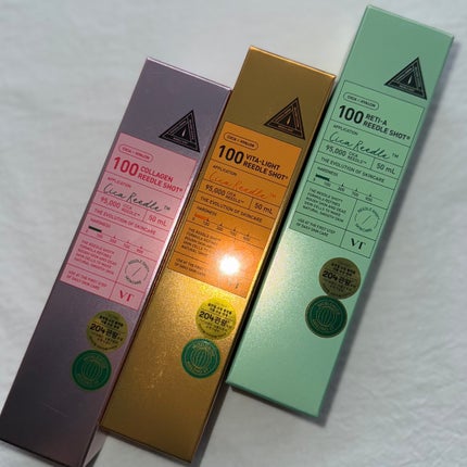 コラーゲンリードルショット100/VT/ブースター・導入液を使ったクチコミ(9枚目)