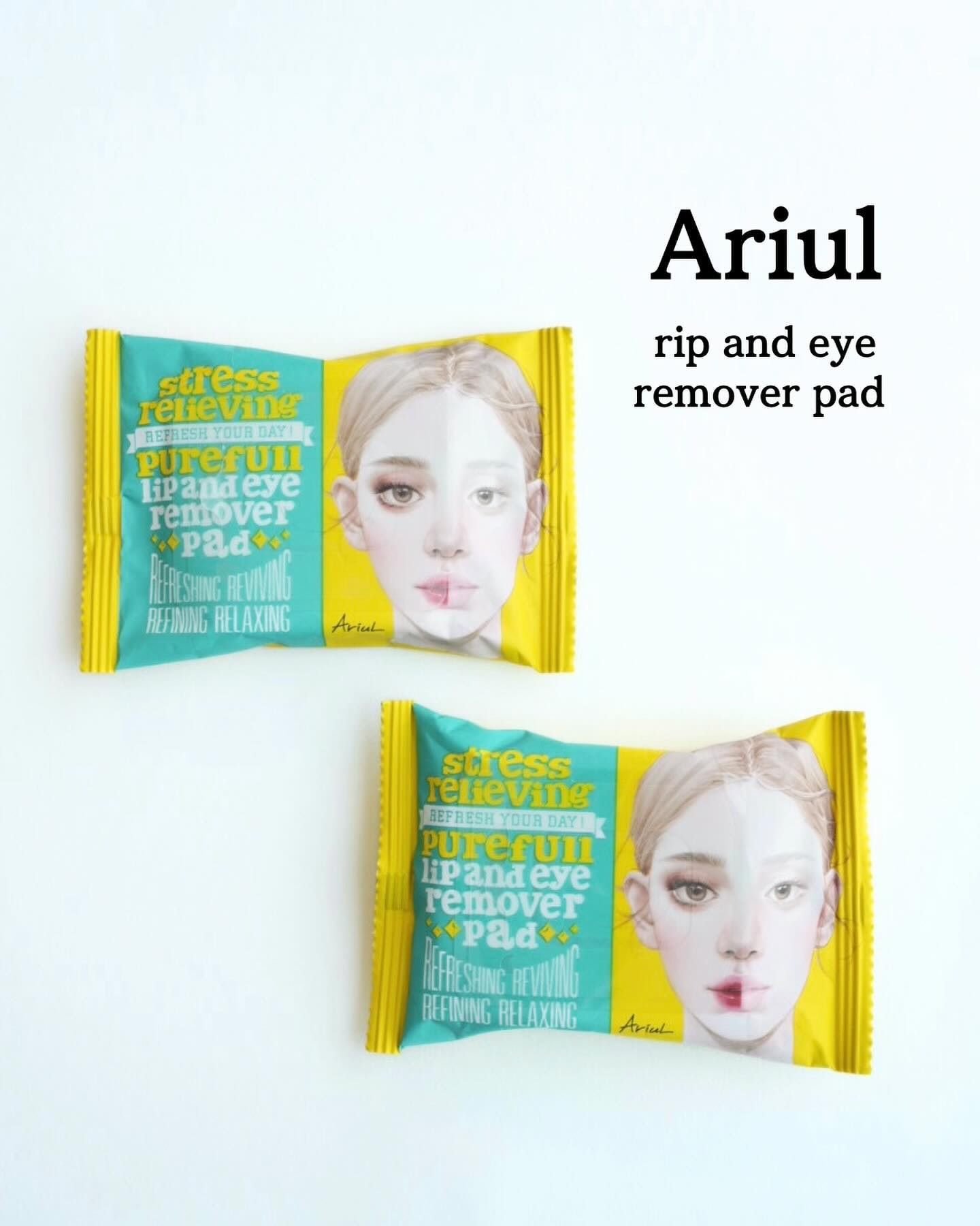 Ariul ザ パーフェクト リップ＆アイ リムーバーパッドのクチコミ「@ariul_jp 
#リップアンドアイリムーバーパッド

#PR
アンバサダー向けに商品を提.....」（1枚目）