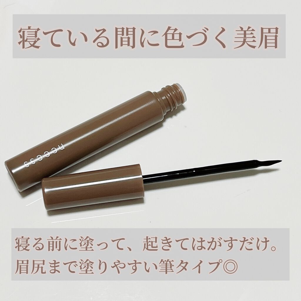 necess まゆ書き足し美容液ティント /コジット/眉ティントを使ったクチコミ(3枚目)