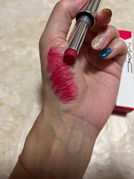 ロックドキス リップスティック/M・A・C/口紅を使ったクチコミ(3枚目)