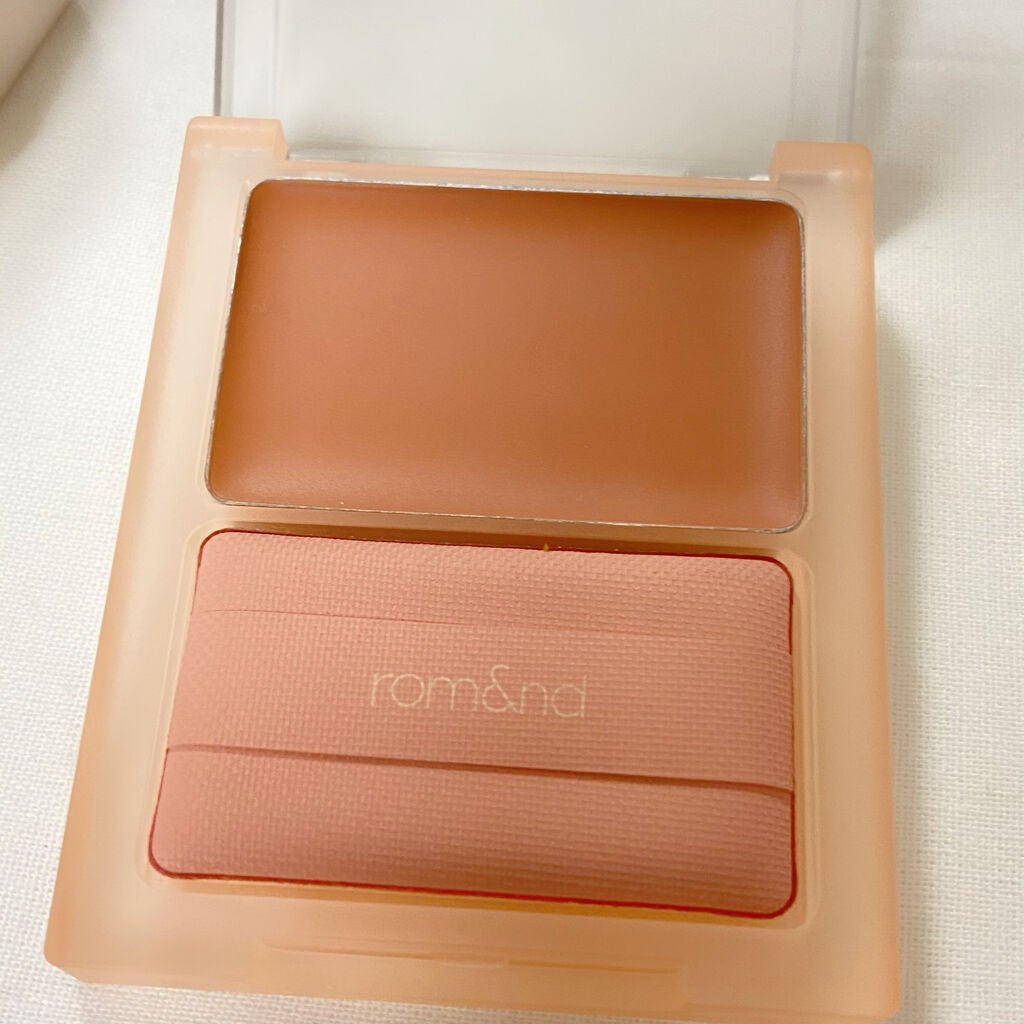 シースルーメルティングチーク/rom&nd/ジェル・クリームチークを使ったクチコミ(2枚目)