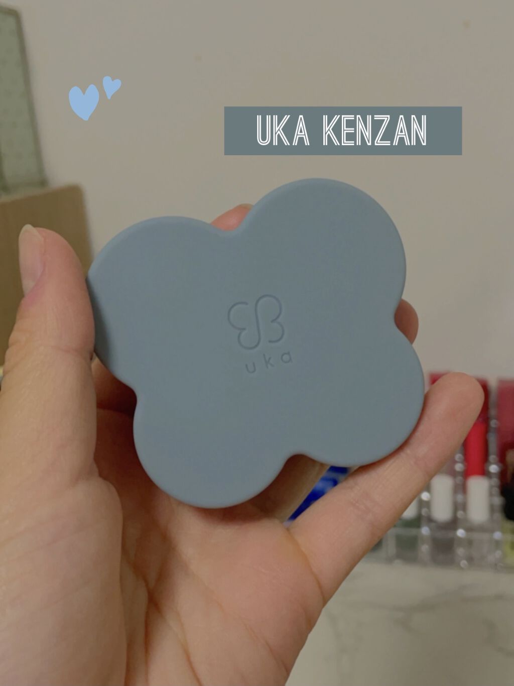 uka scalp brush kenzan medium uka store gentei kyoto green/uka/スカルプブラシを使ったクチコミ（1枚目）