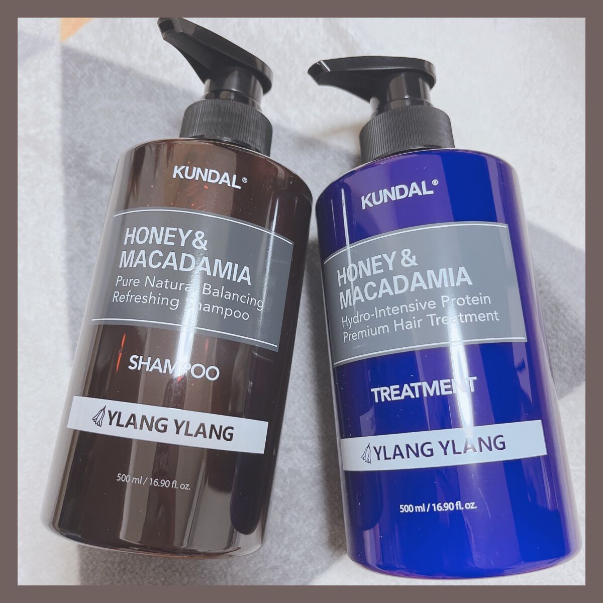 ハニー&マカデミアシャンプー／トリートメント /KUNDAL/シャンプー・コンディショナーを使ったクチコミ（1枚目）