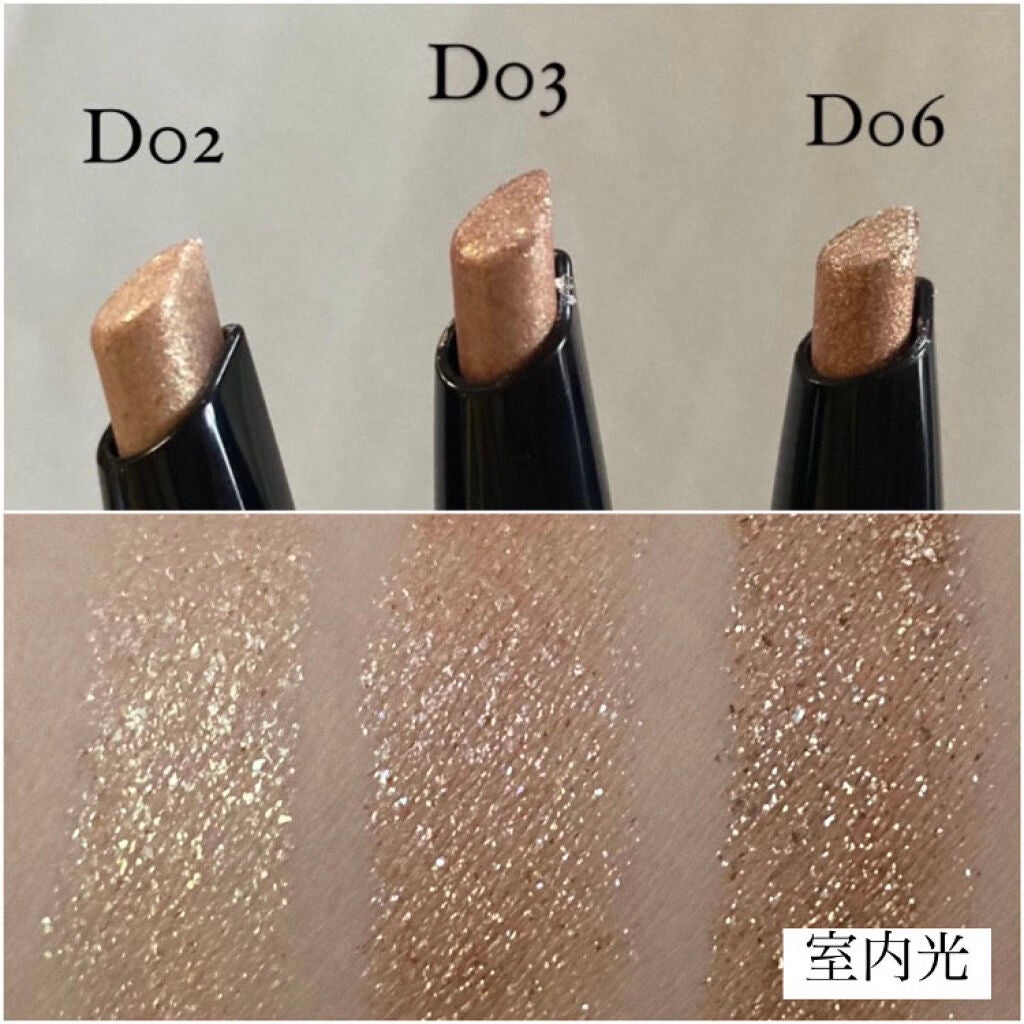 ドロップアイズスティックグリッツ/BLACK ROUGE/スティックアイシャドウを使ったクチコミ(4枚目)