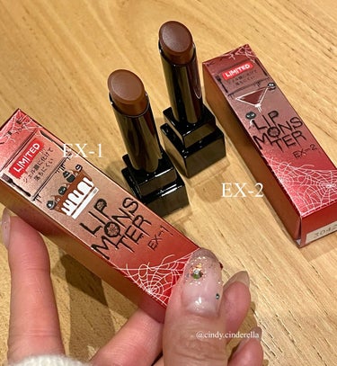 𝐶𝑖𝑛𝐷𝑦 on LIPS 「リップモンスター秋冬限定パッケージかわいいですよね♩¨̮色味は..」（1枚目）