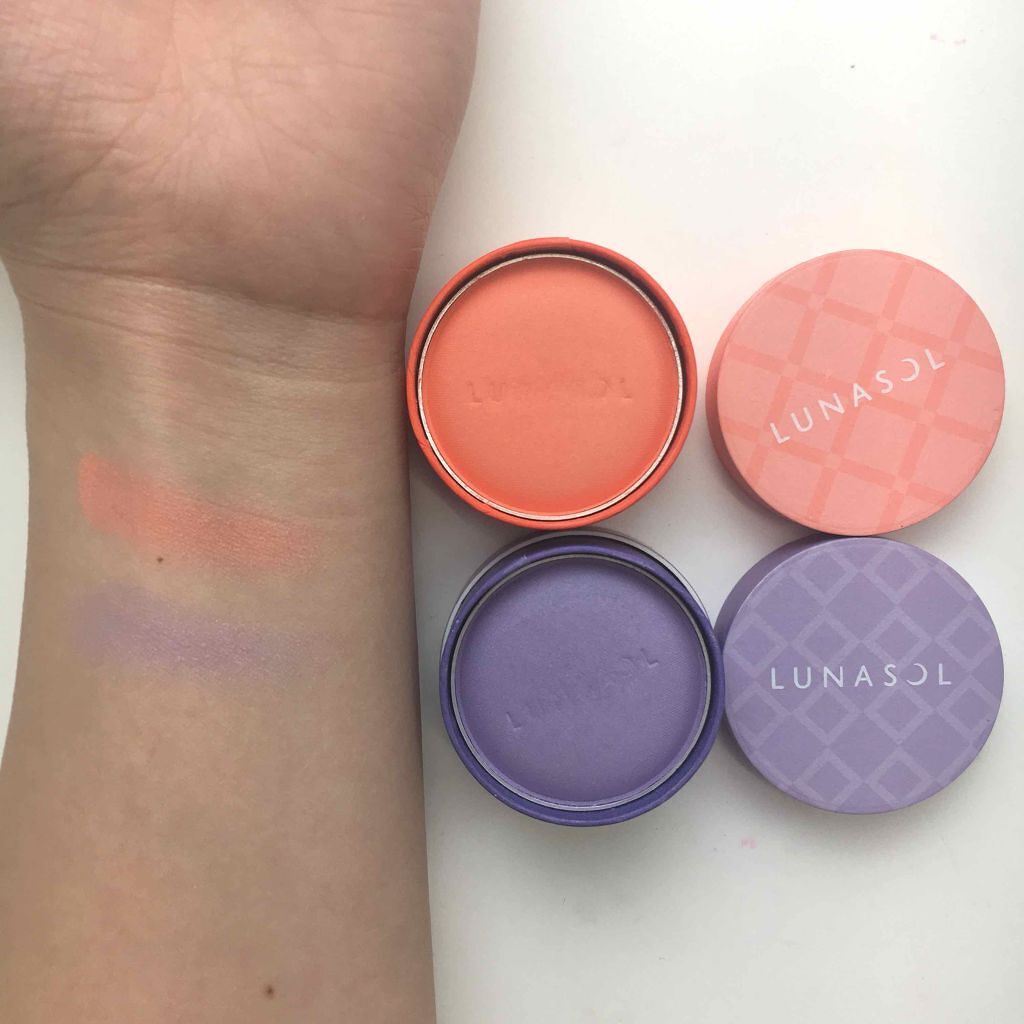 マカロンニュアンスアイズ/LUNASOL/単色アイシャドウを使ったクチコミ（2枚目）