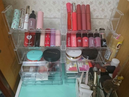 3段式クリアーケース/DAISO/その他化粧小物を使ったクチコミ(1枚目)