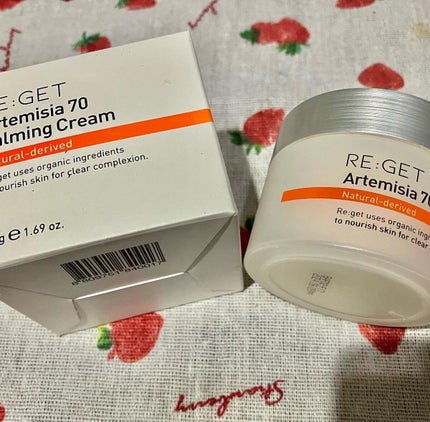 カワラヨモギ70カーミングクリーム/RE:GET/フェイスクリームを使ったクチコミ(2枚目)