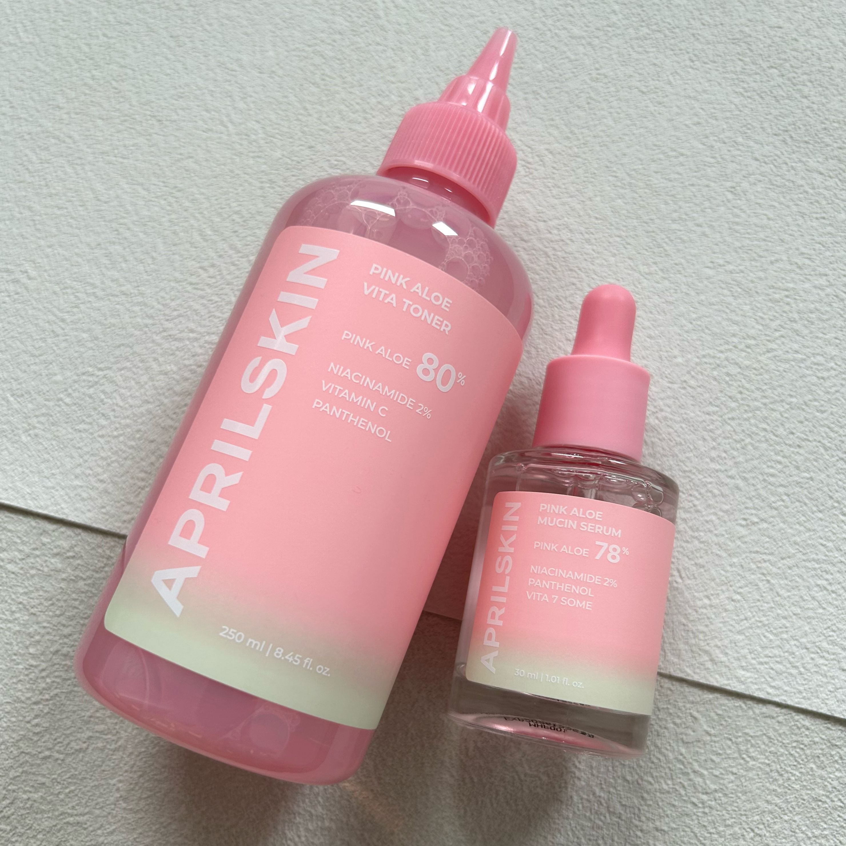 ピンクアロエビタトナー/APRILSKIN/化粧水を使ったクチコミ（1枚目）