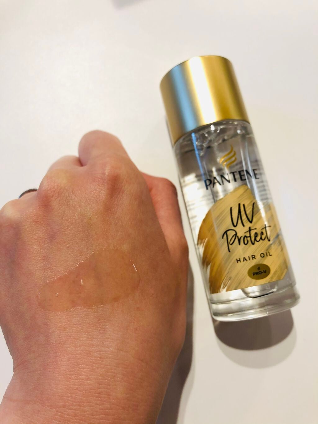 UVカット ヘアオイル/パンテーン/ヘアオイルを使ったクチコミ(4枚目)