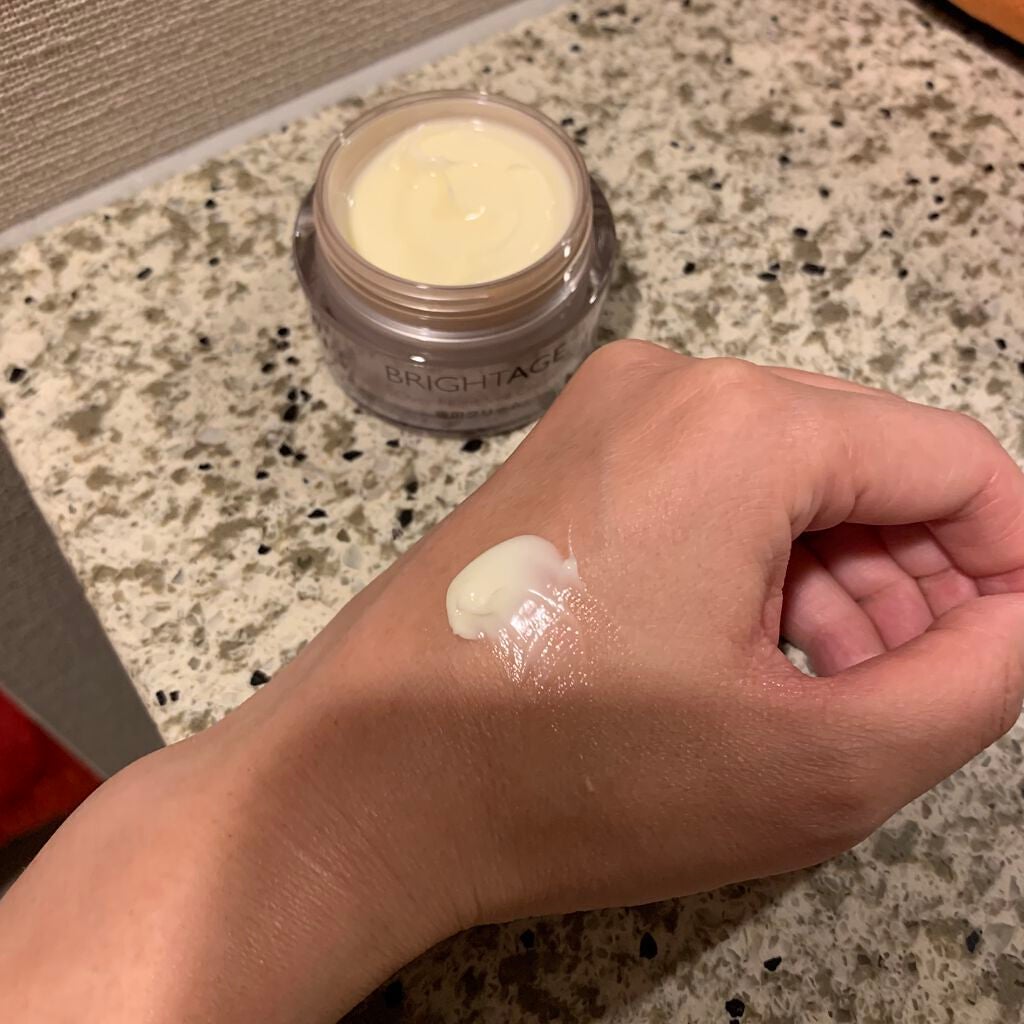 オーバーナイト ヴェールクリーム/BRIGHTAGE/フェイスクリームを使ったクチコミ(3枚目)