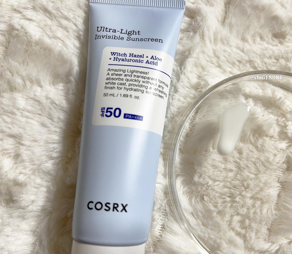 ウルトラライト透明UVクリーム/COSRX/日焼け止めクリームを使ったクチコミ（3枚目）