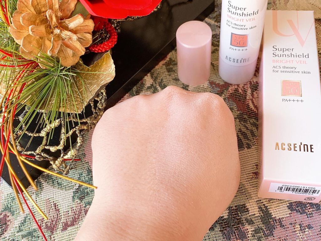 スーパーサンシールド ブライトヴェール<R>/ACSEINE/日焼け止め・UVケアを使ったクチコミ(4枚目)