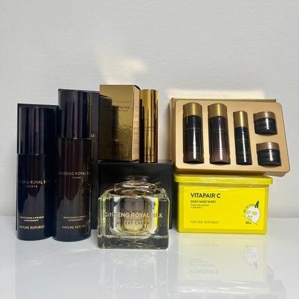 RY ウォータリークリーム GI(ジンセン ロイヤル シルク ウォータリー クリーム)/ネイチャーリパブリック/フェイスクリームを使ったクチコミ(4枚目)