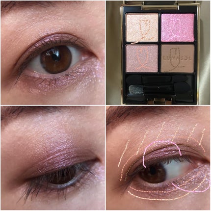 アイカラーレーション/LUNASOL/アイシャドウパレットを使ったクチコミ(4枚目)