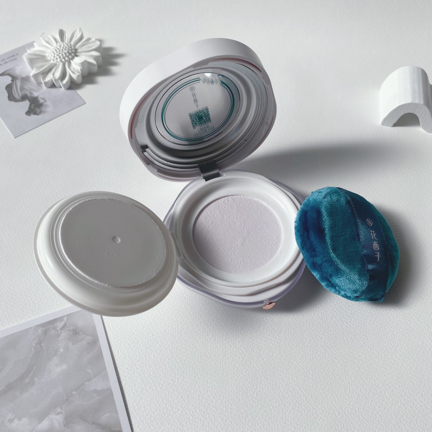 玉養桃花 ルースパウダー/花西子/ルースパウダーを使ったクチコミ(4枚目)