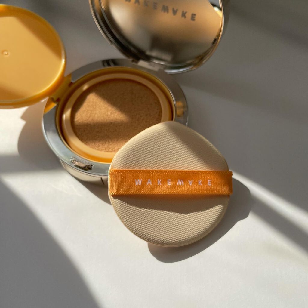 ビタミン ウォータリー トック グロウ クッション/wakemake/クッションファンデーションを使ったクチコミ（3枚目）