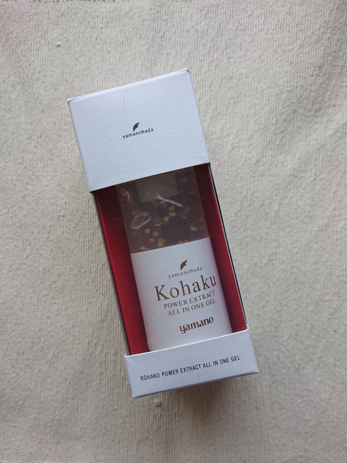 琥珀パワーエキスオールインワンジェル/ヤマノ肌/オールインワン化粧品を使ったクチコミ(1枚目)