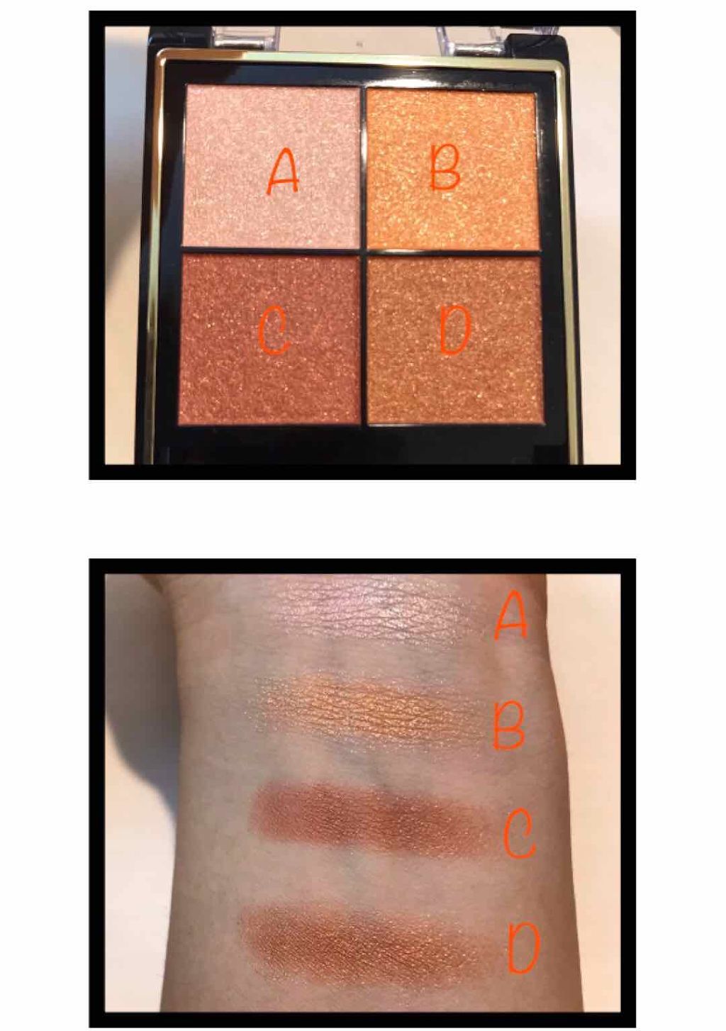 リアルクローズシャドウ/excel/アイシャドウパレットを使ったクチコミ(2枚目)