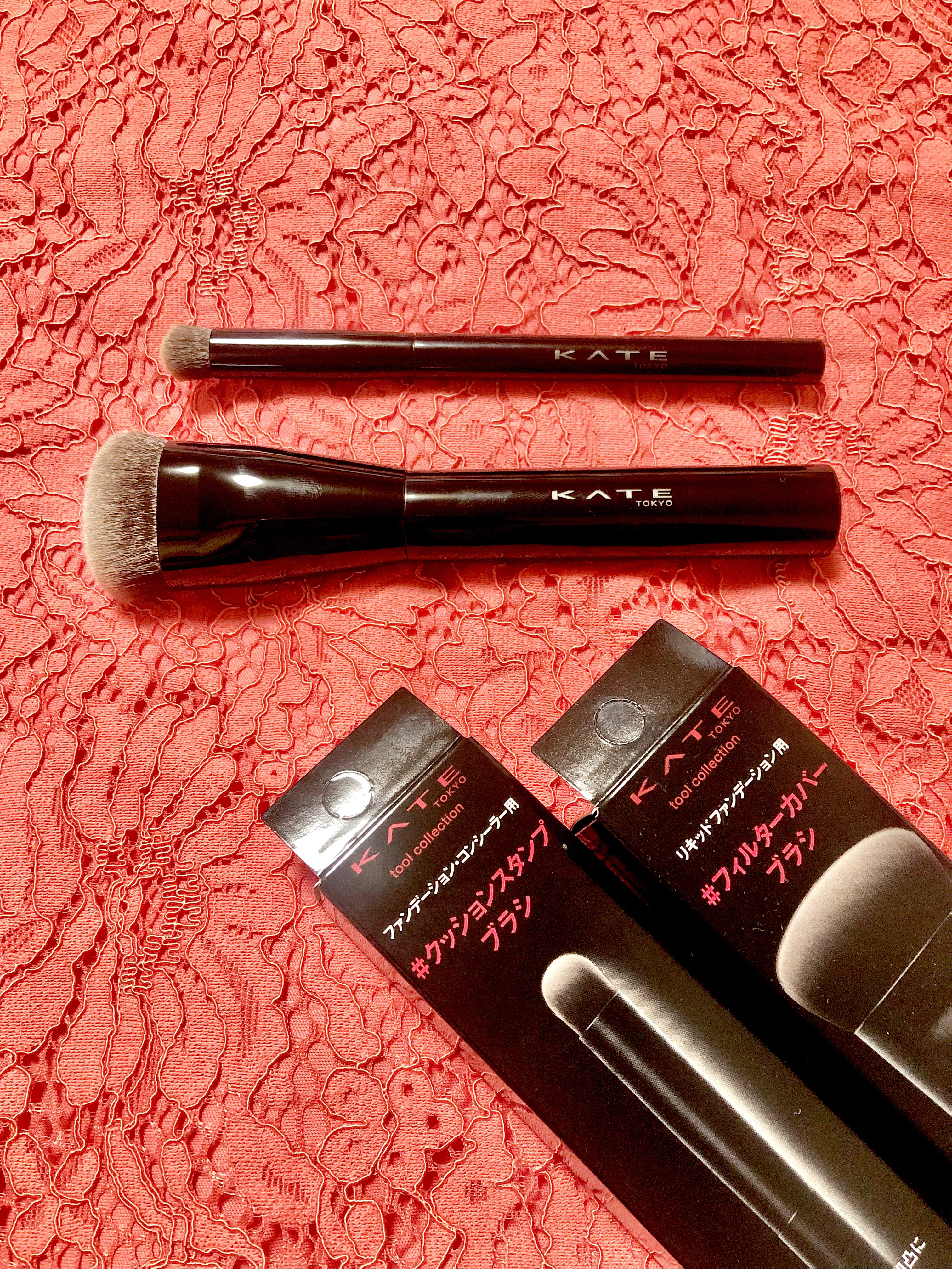 ファンデーションブラシ（マツモトキヨシ・ココカラファイン専用商品）/KATE/メイクブラシを使ったクチコミ（1枚目）