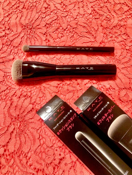 ファンデーションブラシ(マツモトキヨシ・ココカラファイン専用商品)/KATE/メイクブラシを使ったクチコミ(1枚目)