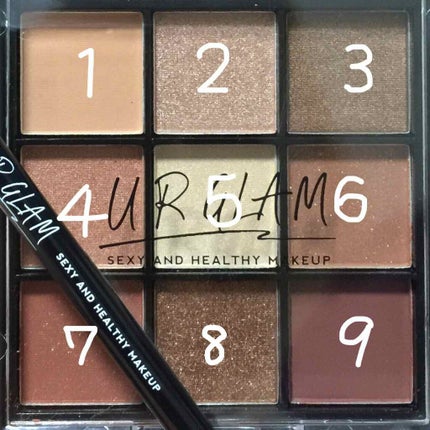 UR GLAM BLOOMING EYE COLOR PALETTE/U R GLAM/アイシャドウパレットを使ったクチコミ(3枚目)