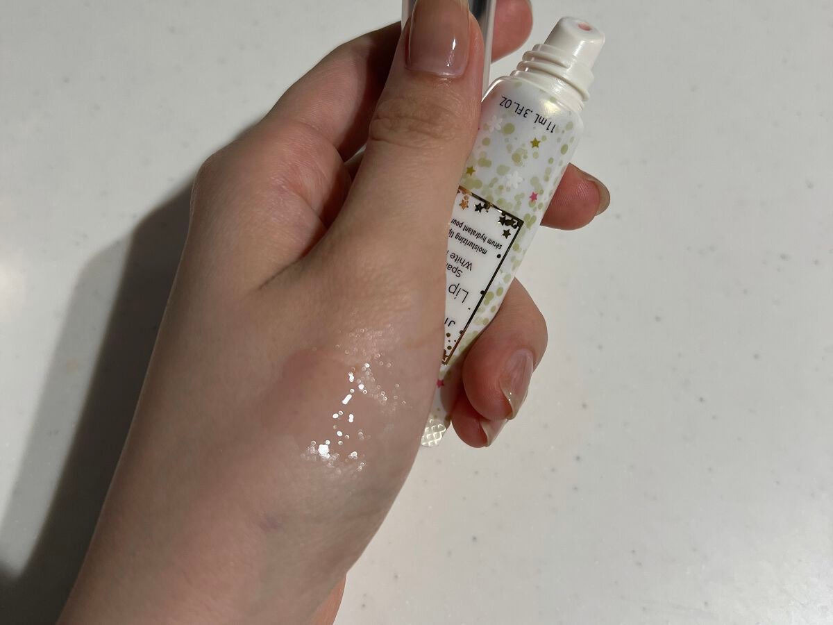 リップセラム スパークリング ホワイトフローラル/JILL STUART/リップ美容液を使ったクチコミ(3枚目)