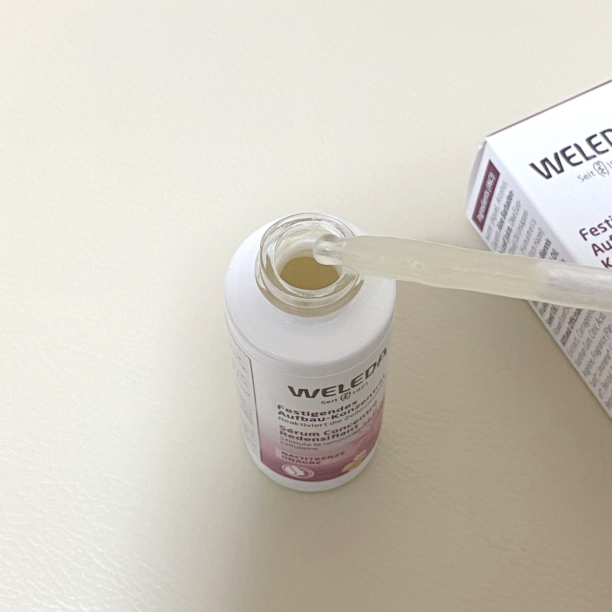 イブニングプリムローズ ファーミングコンセントレート /WELEDA/美容液を使ったクチコミ(2枚目)