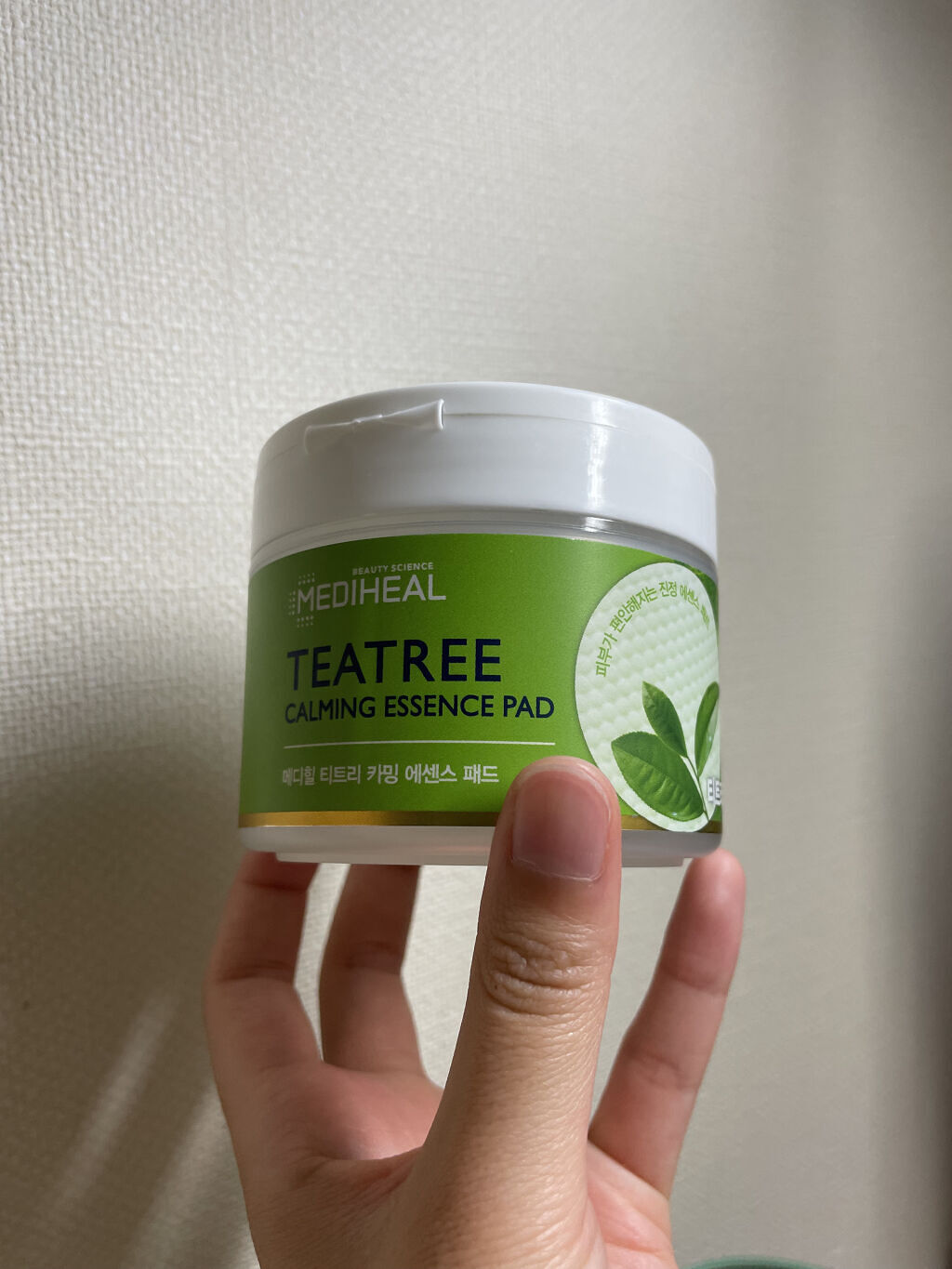 ティーツリーカーミングエッセンスパッド/MEDIHEAL/トナーパッドを使ったクチコミ（1枚目）