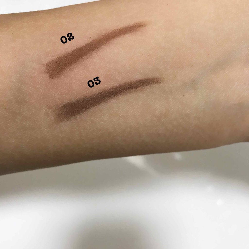 超細芯アイブロウ/CEZANNE/アイブロウペンシルを使ったクチコミ(3枚目)