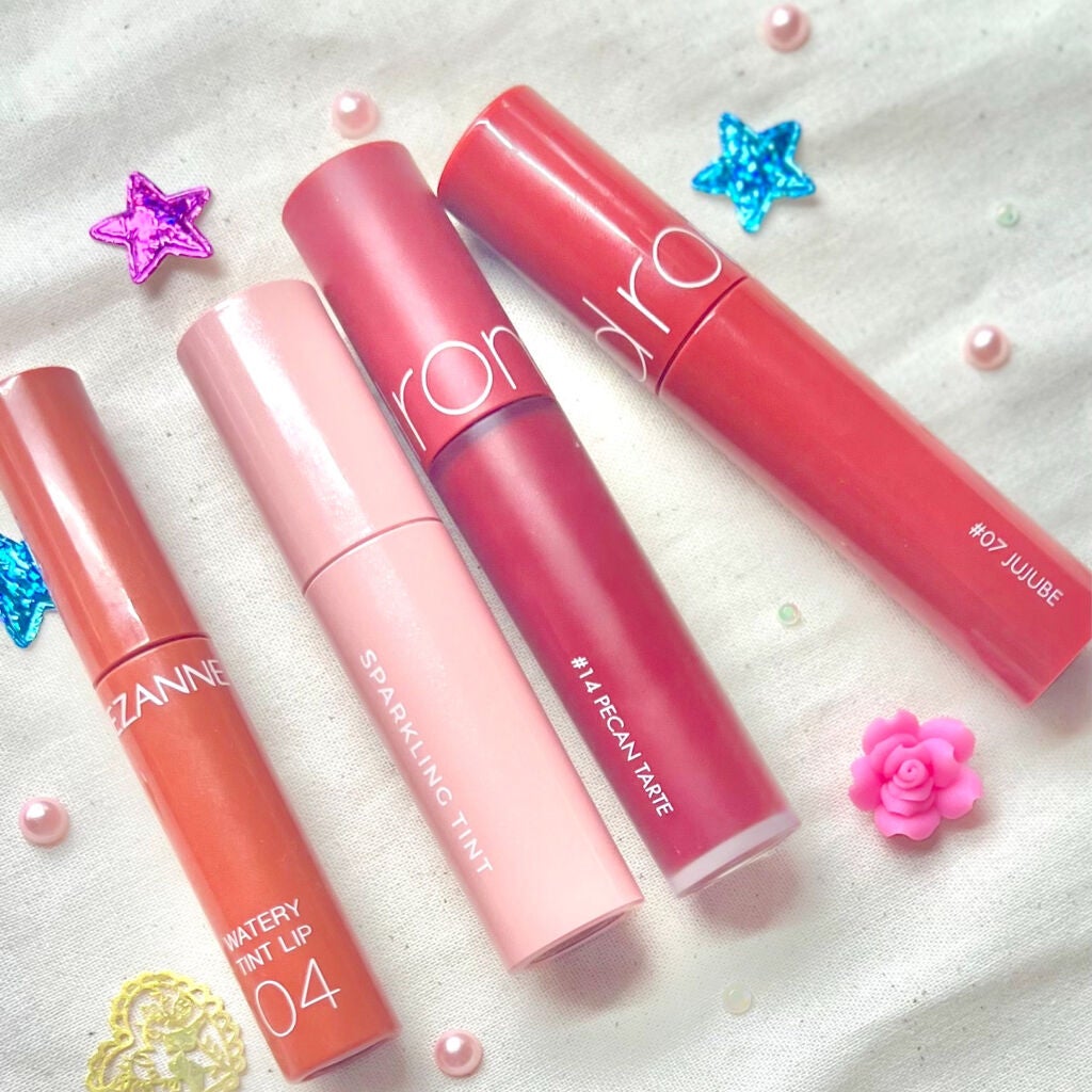 ジューシーラスティングティント/rom&nd/リップティントを使ったクチコミ(6枚目)