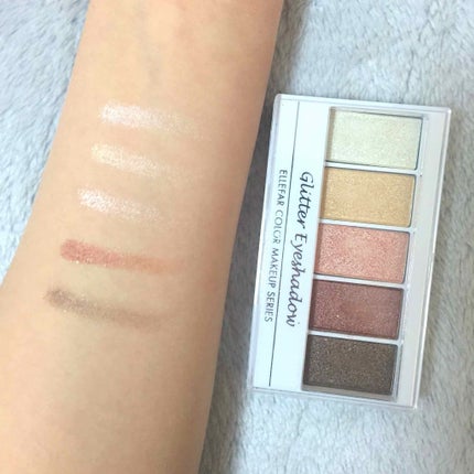 エルファー グリッターアイシャドウ/DAISO/アイシャドウパレットを使ったクチコミ(2枚目)