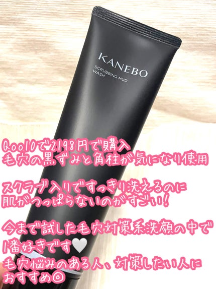 スクラビング マッド ウォッシュ/KANEBO/洗顔フォームを使ったクチコミ(2枚目)