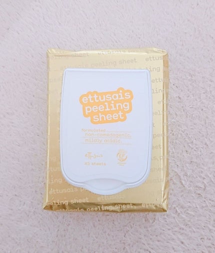 ふきとりピーリングシートN/ettusais/ピーリングを使ったクチコミ(1枚目)