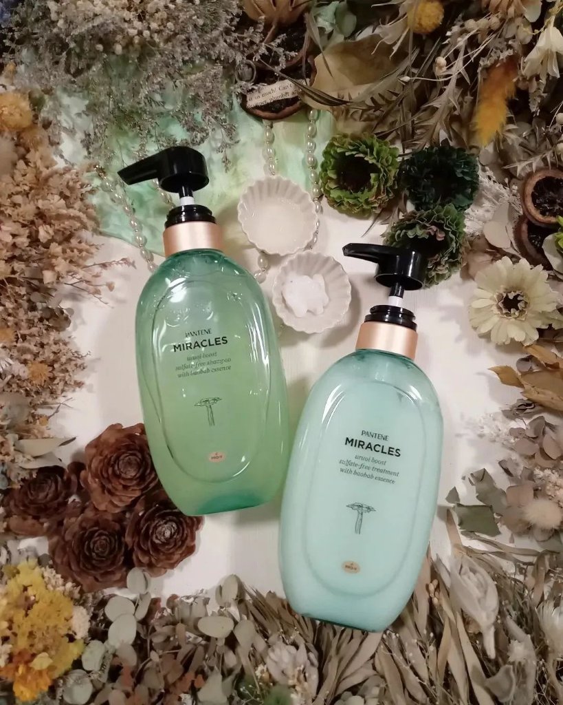 ミラクルズ うるおいブースト シャンプー/トリートメント/パンテーン/市販シャンプーを使ったクチコミ（1枚目）
