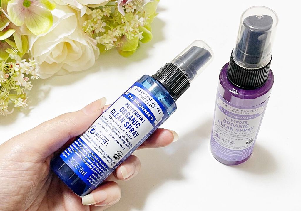 オーガニッククリーンスプレー ラベンダー/Dr. Bronner's Magic Soaps(海外)/その他を使ったクチコミ(3枚目)