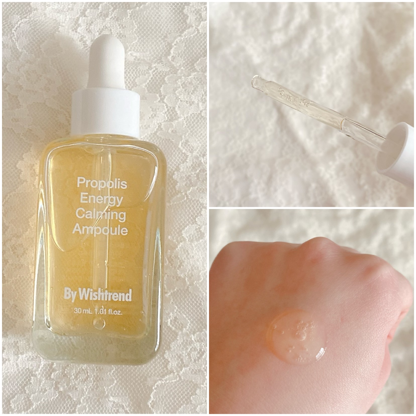 プロポリスエナジーカーミングアンプル/By Wishtrend/美容液を使ったクチコミ（2枚目）