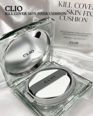 CLIO クリオ キル カバー スキン フィクサー クッションのクチコミ「【#PR】CLIOキルカバースキンフィクサークッション🤍


爽やかなグリーンカラーのパケが目.....」（3枚目）