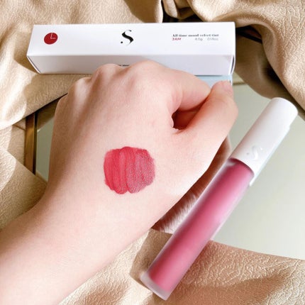 オールタイム ムード ベルベットティント 3AM 心がざわめく紫色の夜〈ピンクパープル〉/saat insight/リップティントの画像