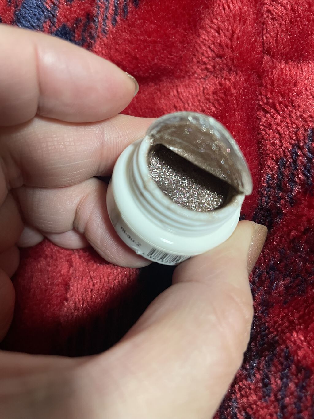 マグネットジェル 02オレンジガーネット（オーロラベールシリーズ）/NAILTOWN/ジェルネイルを使ったクチコミ（2枚目）