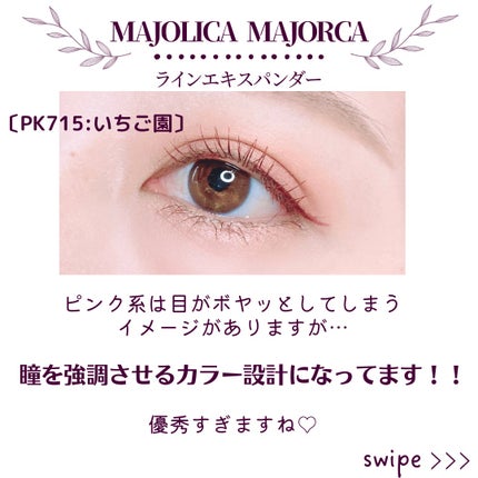 ラインエキスパンダー /MAJOLICA MAJORCA/リキッドアイライナーを使ったクチコミ(4枚目)