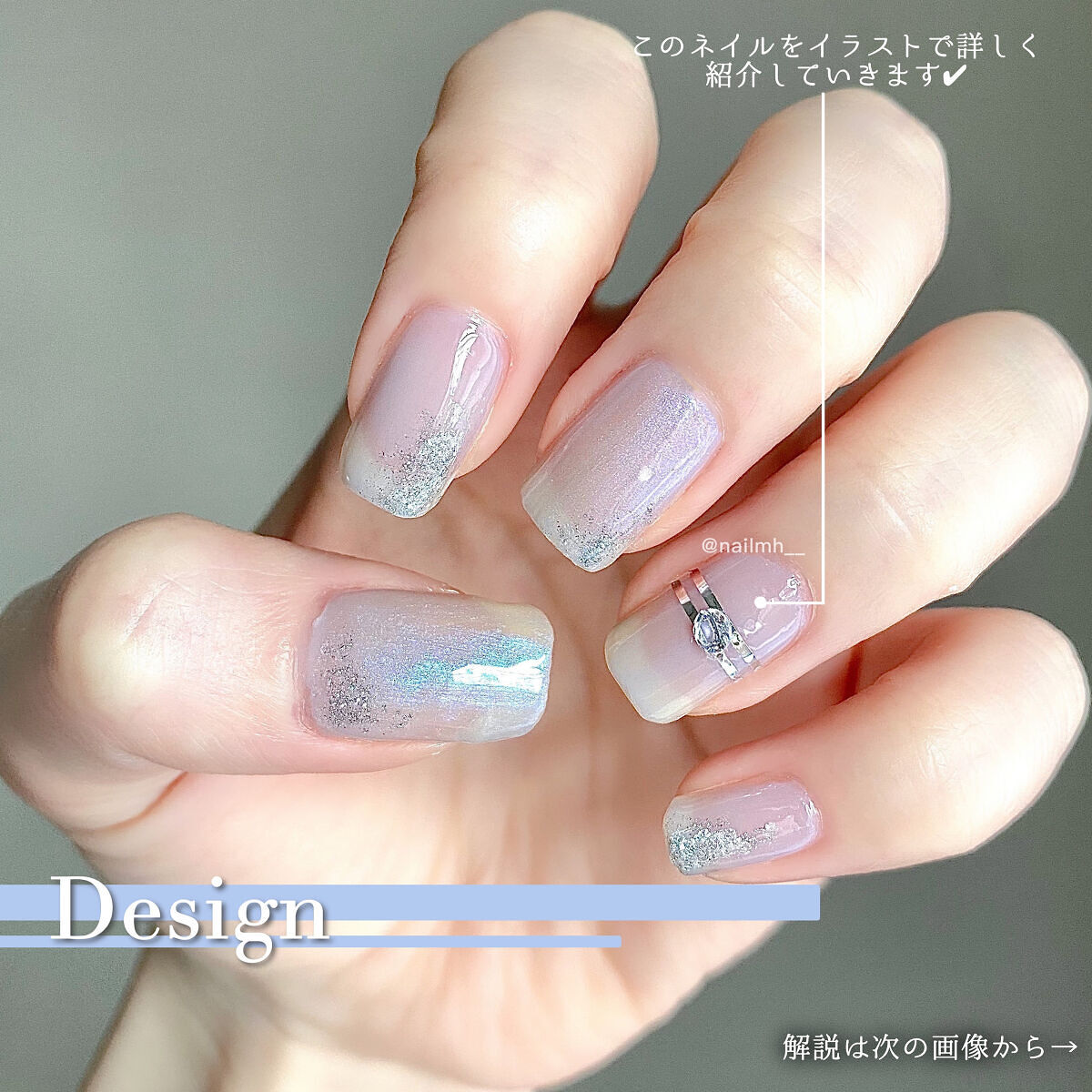 AC ネイルエナメル M 125 ギャラクシーホワイト/AC MAKEUP/マニキュアを使ったクチコミ（2枚目）