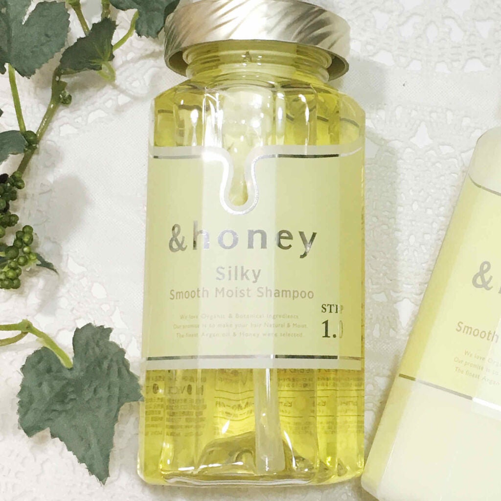 シルキー スムースモイスチャー シャンプー 1.0/ヘアトリートメント 2.0/&honey/市販シャンプーを使ったクチコミ(2枚目)