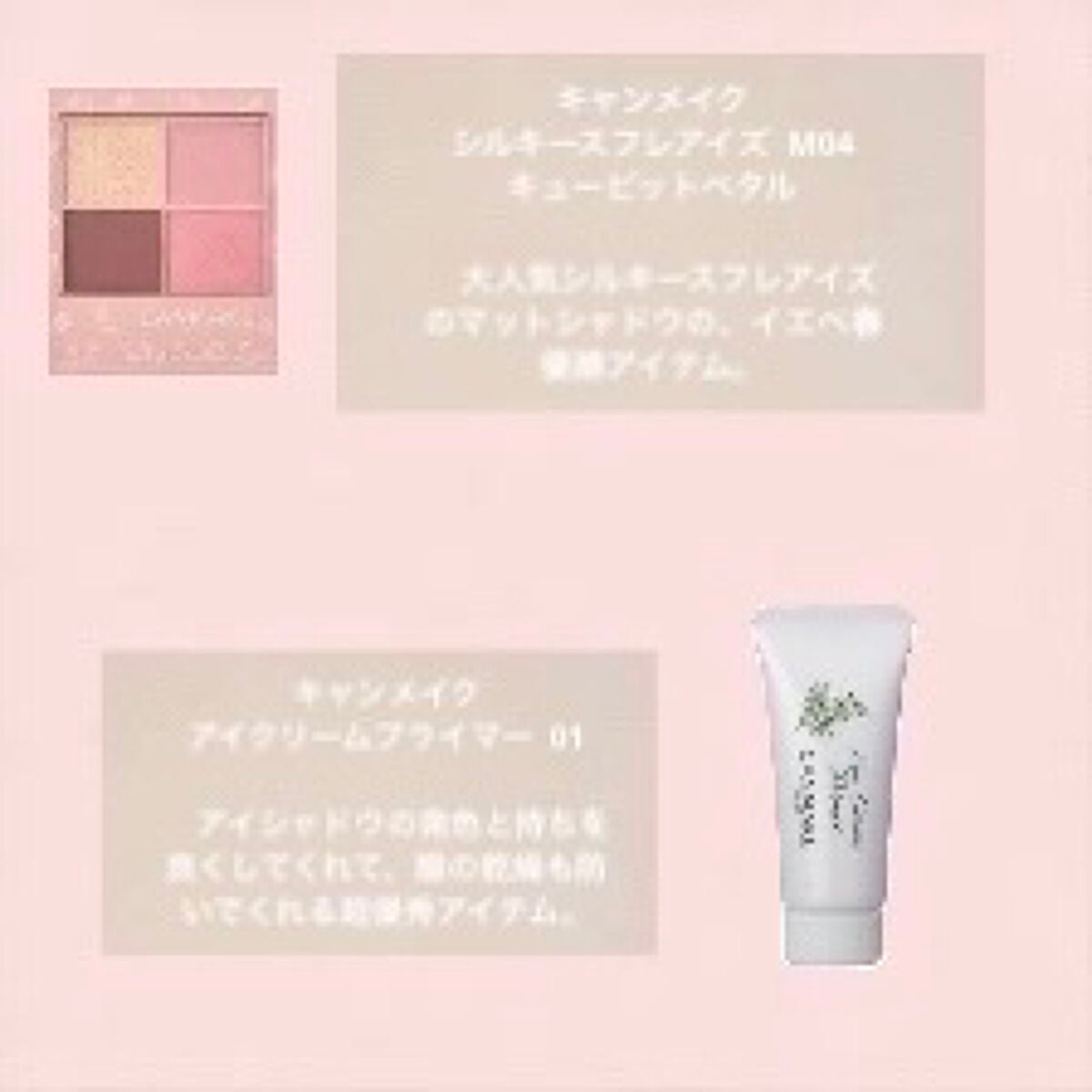 シルキースフレアイズ(マットタイプ)/キャンメイク/アイシャドウパレットを使ったクチコミ(3枚目)