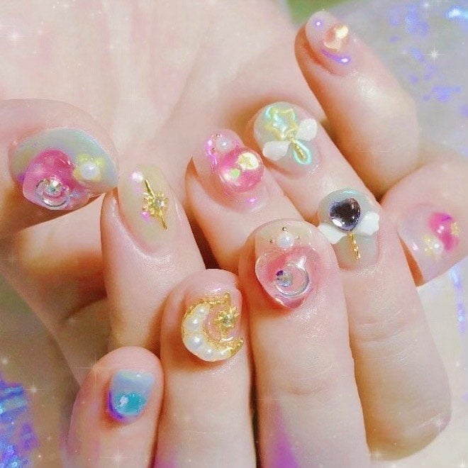 なかやまちえこ on LIPS 「Aurora×Pastel+魔法少女🪄⠀@chikachoco..」(4枚目)