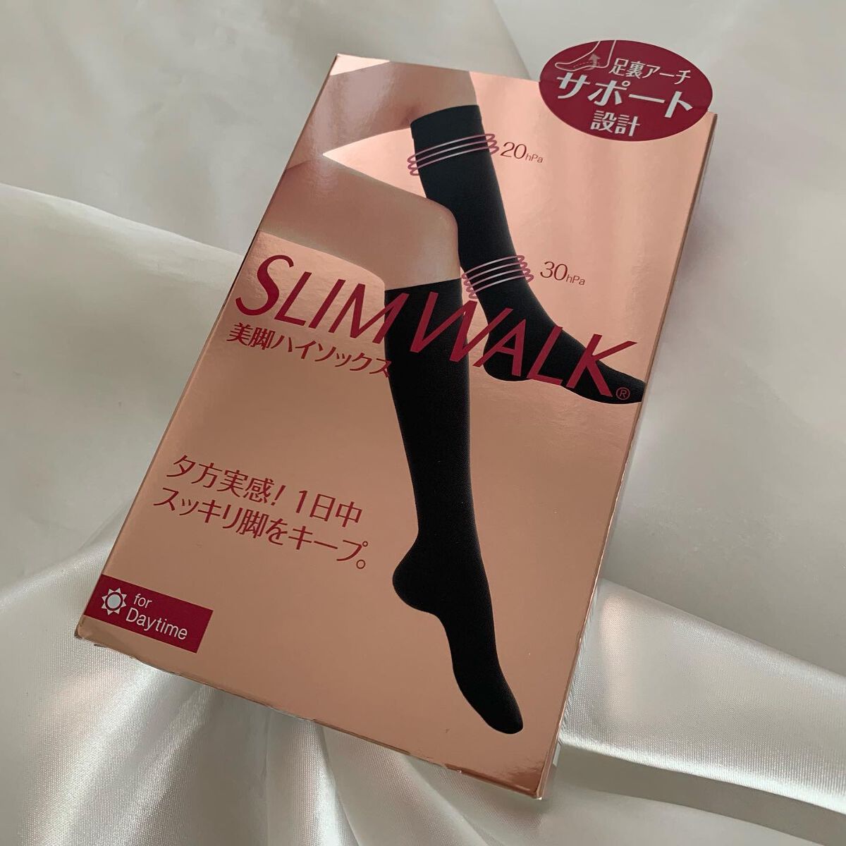 スリムウォーク 美脚ハイソックス/SLIMWALK/着圧ソックス・レギンスを使ったクチコミ（1枚目）